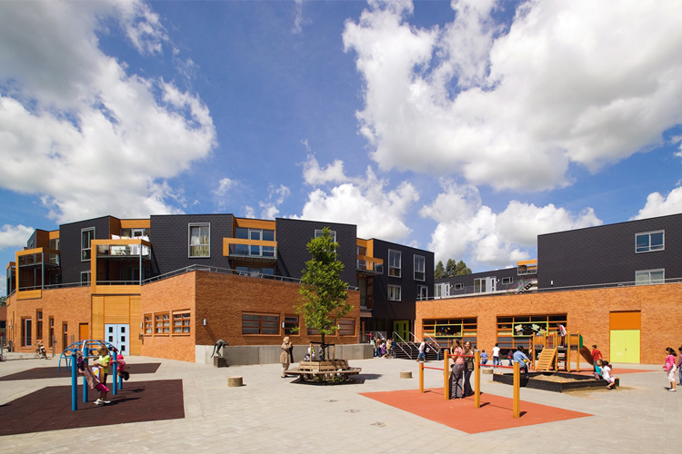 brede school woerden overzicht plein